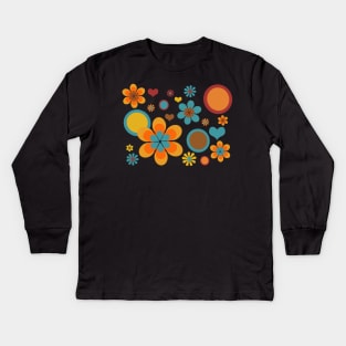 Flowers Kids Long Sleeve T-Shirt